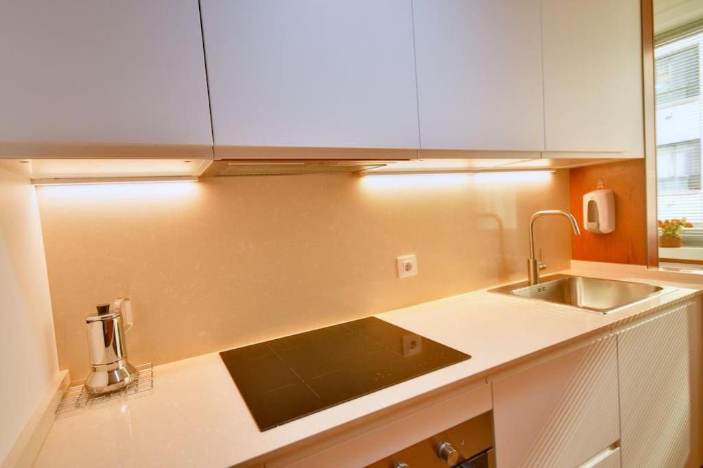 Apt 40 M2 Air Conditioning Abitacion-Salon-Cocina-Bano Radiant Heating Apartman Vigo Kültér fotó
