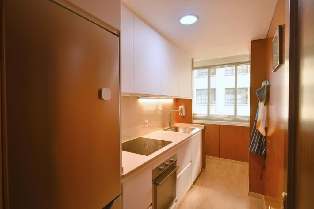 Apt 40 M2 Air Conditioning Abitacion-Salon-Cocina-Bano Radiant Heating Apartman Vigo Kültér fotó